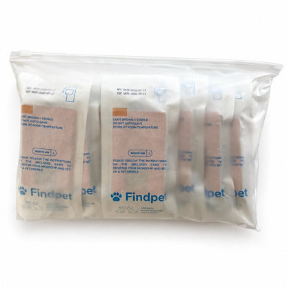 Findpet pet microchip multipack in resealable storage bag