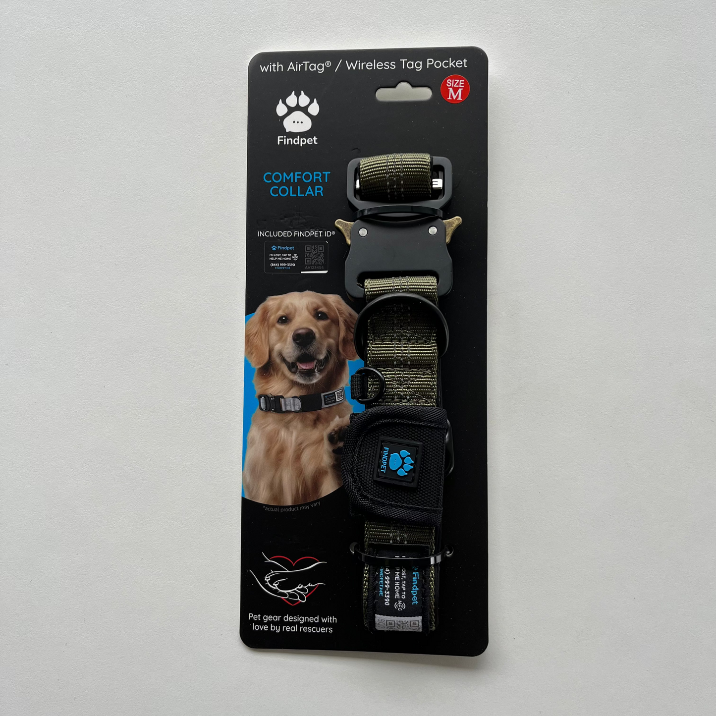Findpet Collar With ID, Ollive